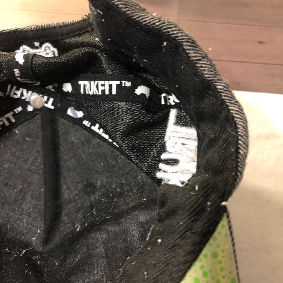 Trukfit hat cap snap back Gray Black Truk Da Wurl! - Picture 7 of 12